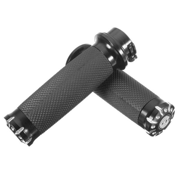 

1 pair black accessories easy operation hand grip aluminum sports 25mm cnc motorcycle durable for for