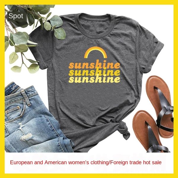 

письмо с короткими рукавами саншайн саншайн письмо с короткими рукавами футболки футболки, White