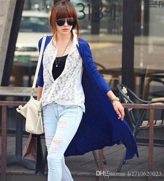 

gray black red cardigan women sweater casual crochet poncho plus size coat women long sweaters vestidos cardigans, White