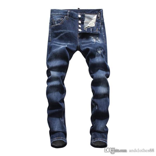 

fashion 2020 mens jeans designer denim jeans autumn and winter man long men s luxury designer denim jeans joggers, Blue