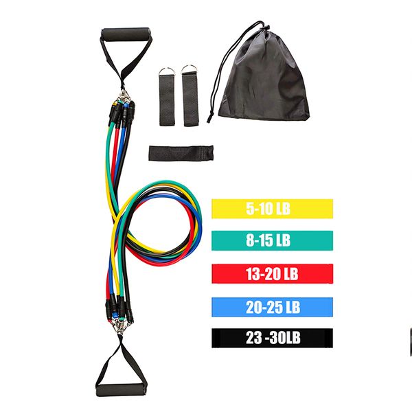 

elastic resistance bands sets gum fitness equipment stretching rubber loop band for yoga training workout exercise