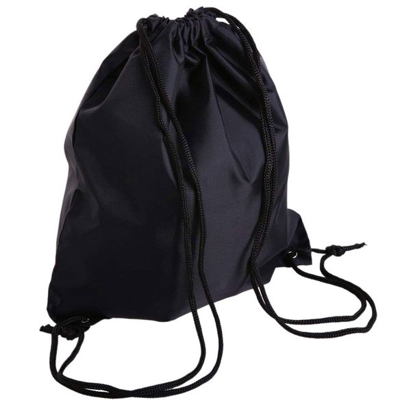 

drawstring bag folding sport backpack nylon gym training sackpack storage portable use