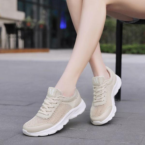 

women tennis shoes breathable cushioning rubber lady trainers ultralight flat comfy gym sport trainers mujer zapatos de tenis 1