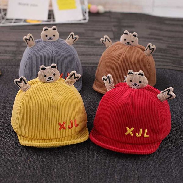 

детские hat весной и осенью мальчики моды бейсболке tide, Yellow