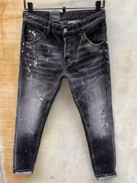 

new style brand men jeans denim jean embroidery tiger pants holes jeans zipper men pants skinny jeans men 00000001456#, White