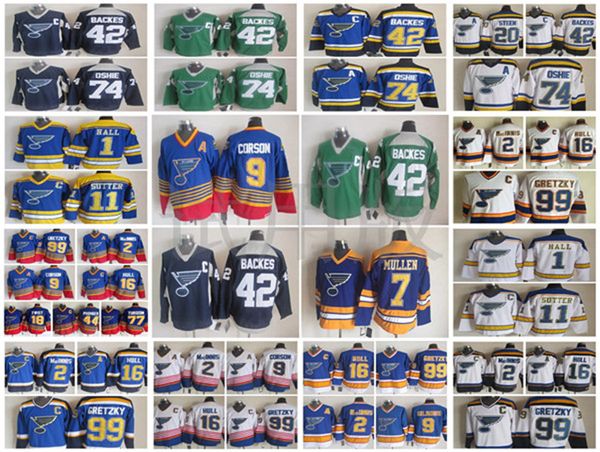 

fashion retro st louis blues jersey 77 pierre turgeon 18 tony twist 11 brian sutter 1 glenn hal mens vintage ccm stitched hockey jerseys, Black;red