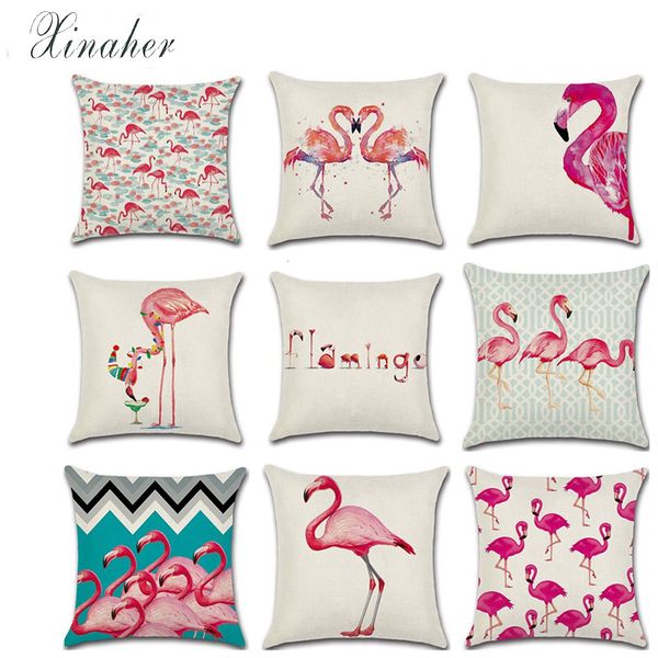 

45*45cm pink flamingo pillow cushion decorative cushion cover romantic lover flamingo pillow covers decorative home decor