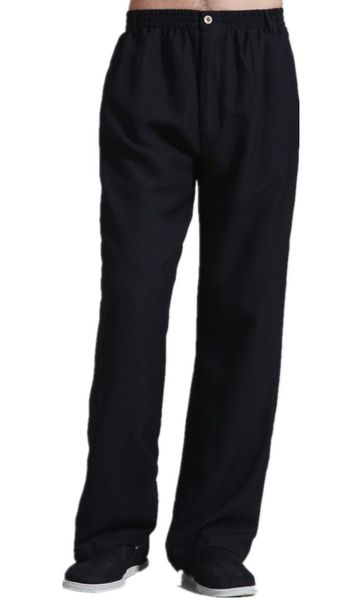 

Free Shipping Chinese Style Clothing tai chi Pants men Loose KungFu pants kung fu Costume taiji clothing 2 color