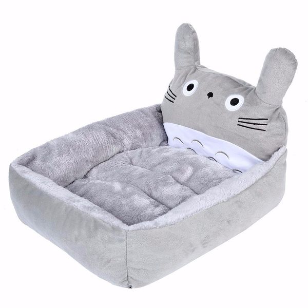 

new cartoon cat beds & mats cozy warm soft fleece bed sofa for small pet dogs cats washable cat kitten kitty houses pet products