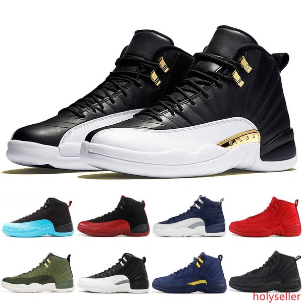 

2019 wings 12 12s mens basketball shoes gym red cny wntr the master playoff taxi dark grey trainers mens designer sneakers size 40-47