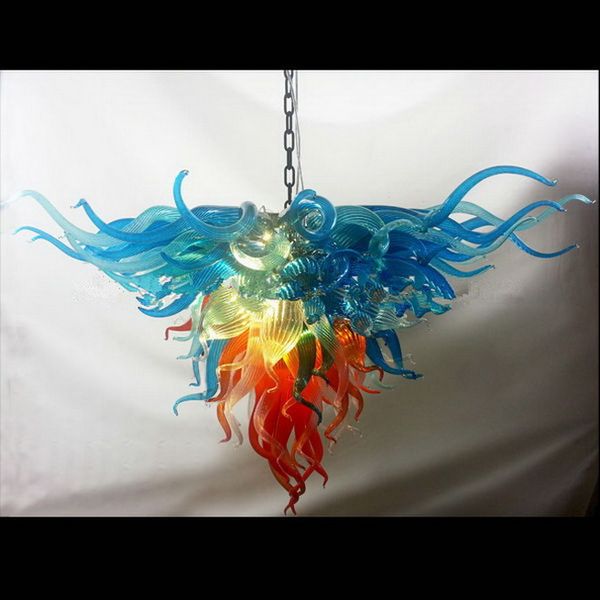 

art decoration blown murano chandelier villa lamp living room light dale chihuly style hand blown glass crystal