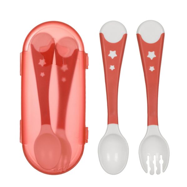 

дети техника обучение посуда посуда посуда suit cooking посуда bebe 2pcs bendable младенца ложка вилка cutlery u с