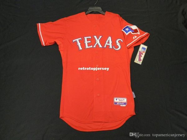

majestic texas blank red cool base, on field jersey mens stitched wholesale big and tall size xs-6xl baseball jerseys, Black;blue