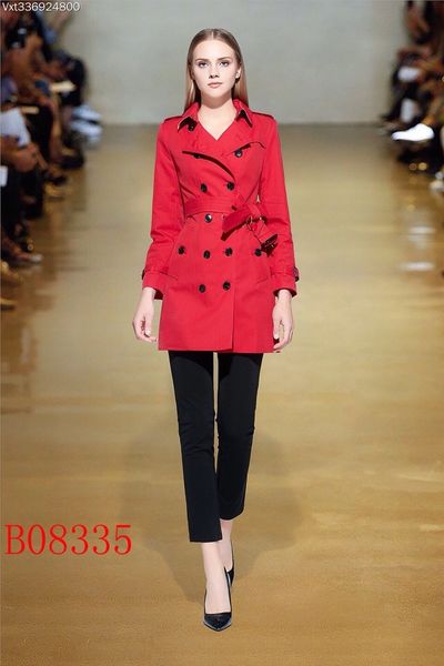 

women's trench coats long classic windbreaker waterproof british new high-end english style autumn winter gabadian solid color c76, Tan;black