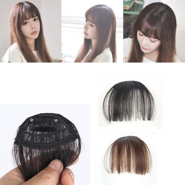 Hot Hair Bang Fringe Pretty Girls Clip On Clip In Front Bang
