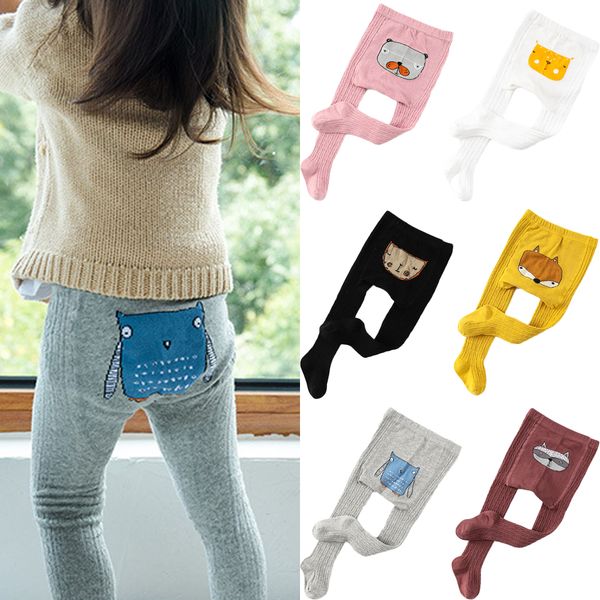 

newborn baby boy girl infant toddler autumn winter warm long knitted animal legging pants trousers new elastic stretch princess