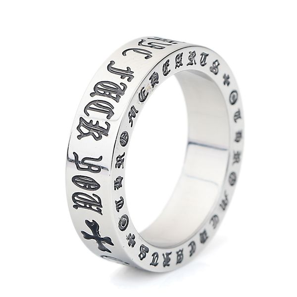

2020 fashion punk motorcycle tire rings for men antique silver stainless steel ring for women steampunk biker jewelry male rings