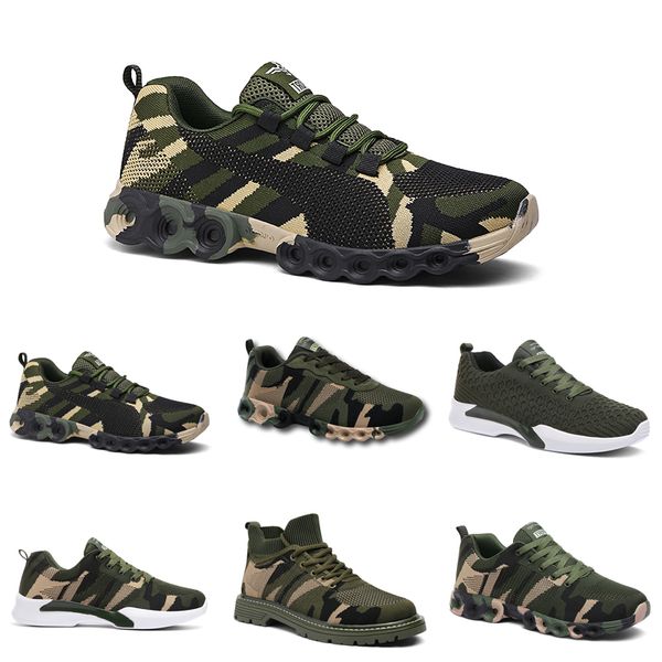 

2020 non-brand chaussures designer shoes men women running shoes camouflage army green outdoor trainer siez 36-44 item 20, White;red