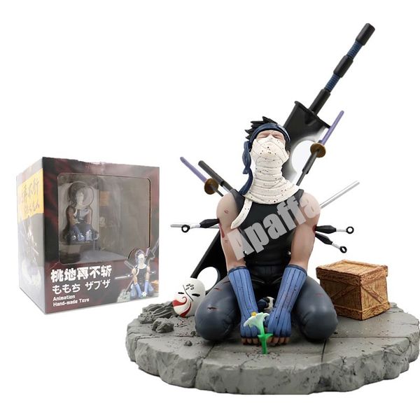 

19cm naruto action figure momochi zabuza pvc japanese anime naruto collectible model toys deskdecoration t200117