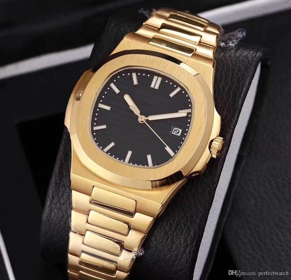

2019 new automatic machinery 40mm watch automatic watch model sapphire glass watches 18 k gold stainless steel watch, Slivery;brown