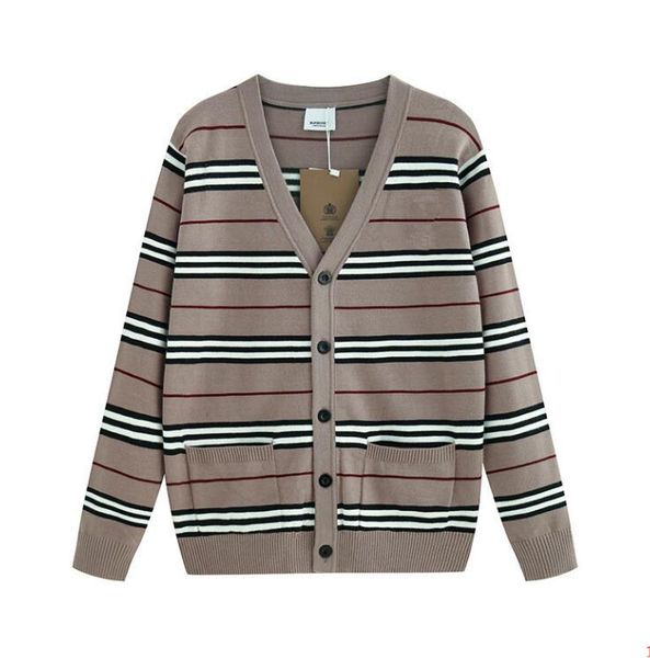 

new arrival designer sweater for men women brand sweaters with v-neck fashion men sweaters with striped patterns mens clothing s-2xl, White;black