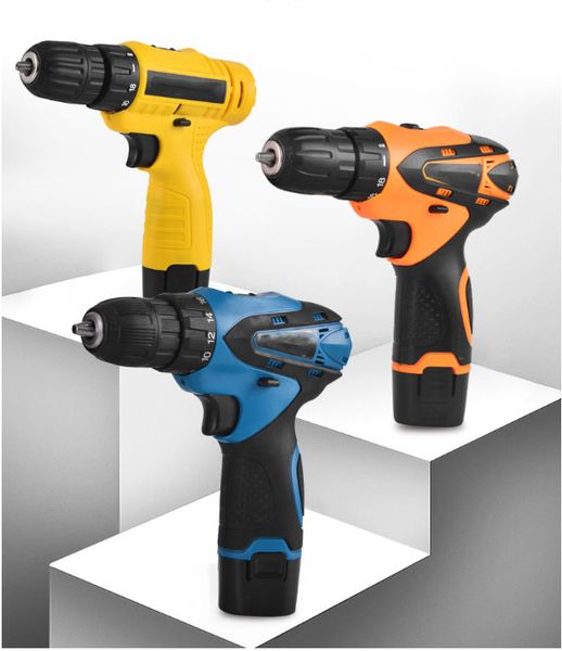 

multifunctional 12v lithium electric drill rechargeable drill home electric screwdriver hand