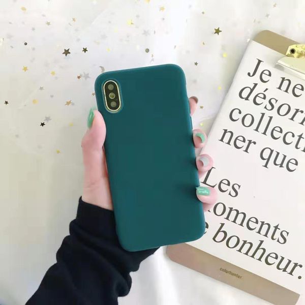 

new arrivals frosted soft rubber case for iphone 8 slim matte tpu phone cover for iphone 11 pro max case