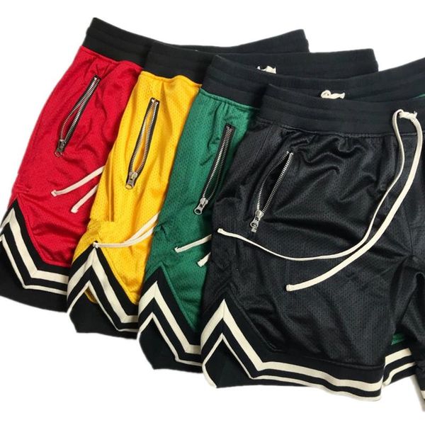 

brand shorts mens bodybuilding fast dry boardshorts joggers knee length sweatpants summer male gyms fitness workout beach short trend m-3xl, White;black