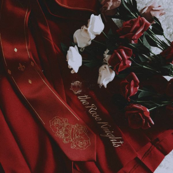 

tie rose knights jk uniforms tie hand long tie original orthodox gold, Blue;purple