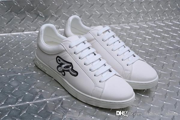 

2019 luxury designer mens shoes men basketball sneakers trainers loafers stan smith star vintage espadrilles shoes with box size 38-45 -266, Black