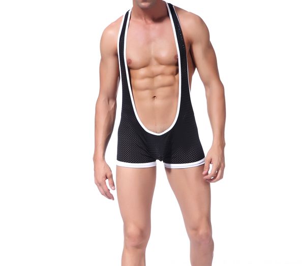 

мужской дышащей сетки комбинезон сексуальный [/] воздухопроницаемый мужские нижнее белье сетки комбинезон сексуальное нижнее белье, Black;white