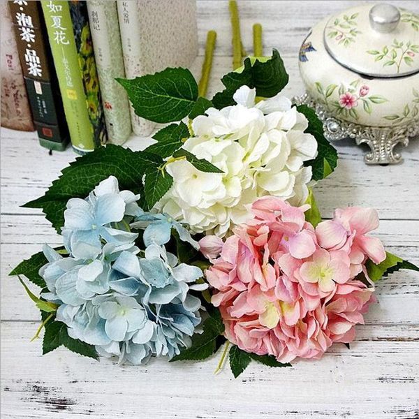 

искусственные цветы гортензии отделение поддельный флорес fall wedding party diy украшения осень калифорнии гортензия венок