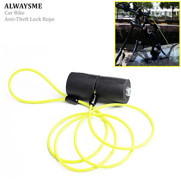 

alwaysme 130cm car bike bicycle anti-theft locker locking rope