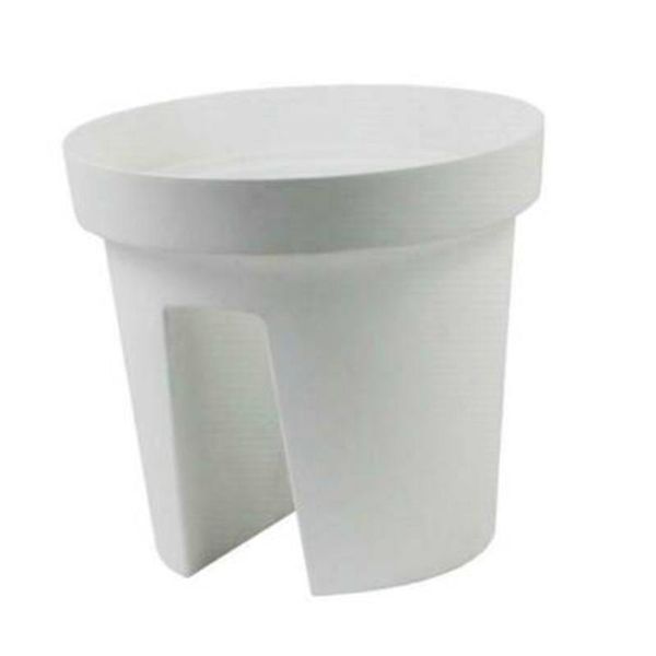 

tray flower pot basket for terrace railing garden outdoor planter hanging