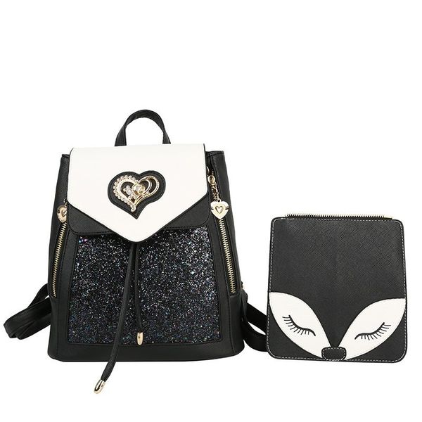 

2020 women backpack fashion sequins small bagpack pu leather ladies leisure travel back pack bag new design
