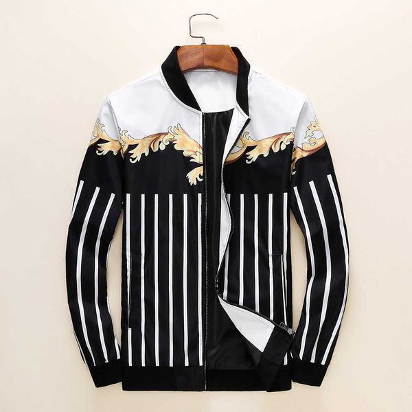 

2020 luxury men jacket new fashionable wild air shoes brand classic jacket italian private customized platform jacket, Black;brown