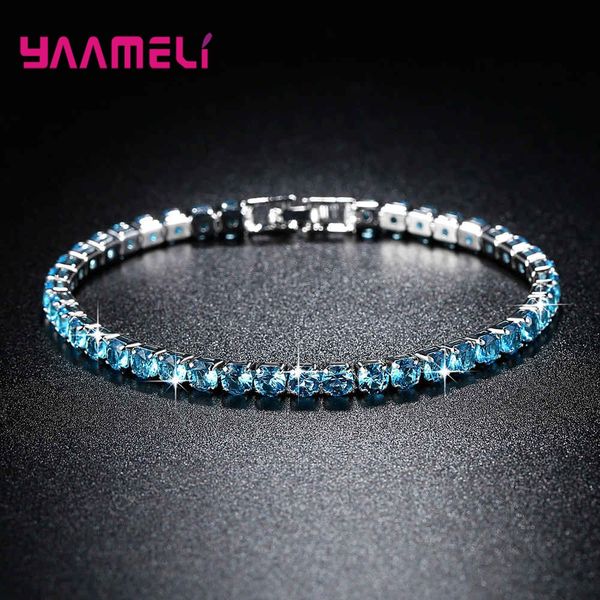 

classic shining single/multiple rows rhinestone bangle for women 925 sterling silver gold color tennis bracelet jewelry, Golden;silver