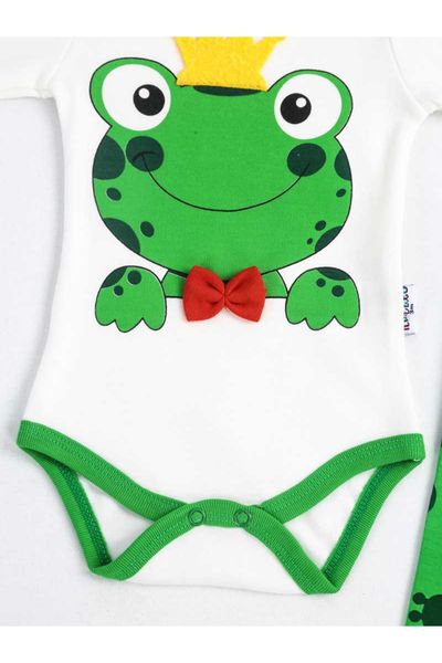 

green newborn 3 pcs baby the zibin set, White