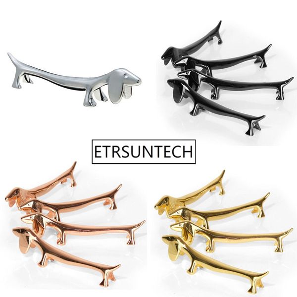 

300pcs creative dachshund style chopsticks rest 4 colors zinc alloy cutlery holder l restaurant chopsticks rack
