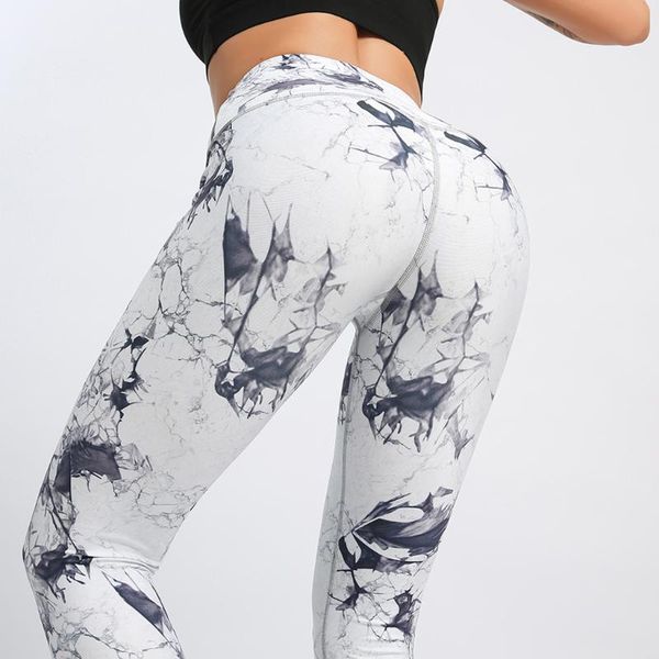 

workout running women print tight sport yoga pant hip high waist workout leggings fitness sport sportswear energy seamless#3, White;red