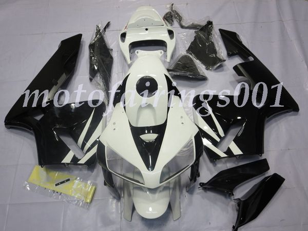 

injection mold) new abs motorcycle full fairing kit fit for honda cbr600rr 05 06 f5 2005 2006 fairings classic black and white no1