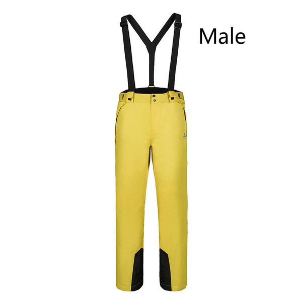 

outdoor men's women's ski pants winter windproof waterproof warm single double board snow trousers for size s-xxl