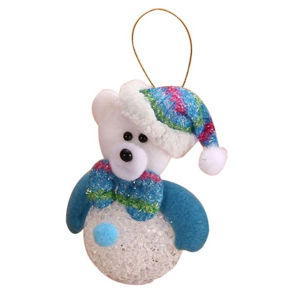 

1piece snowman bright santa claus multicolor christmas decoration