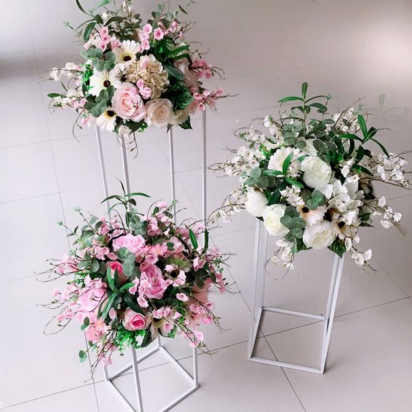 

new wedding flower art wedding road flower-inducing forestry simulated silk flower site decoration t-stage roman style