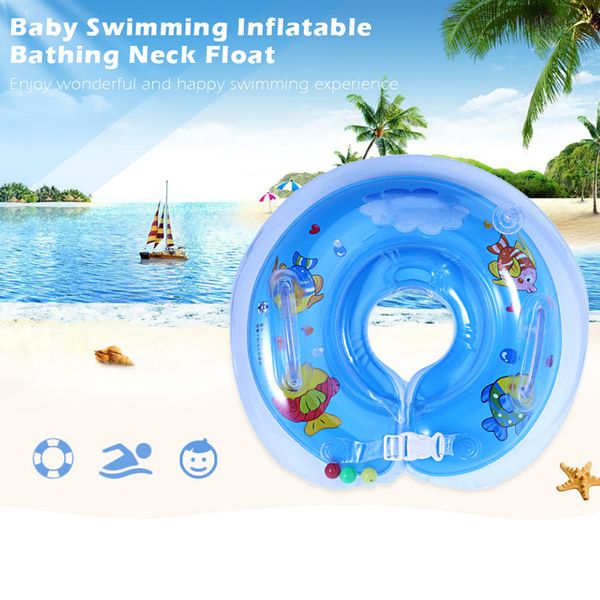 

inflatable baby swim ring circle pvc infant neck float swimming swim ring safety aids bathing beach protector sale