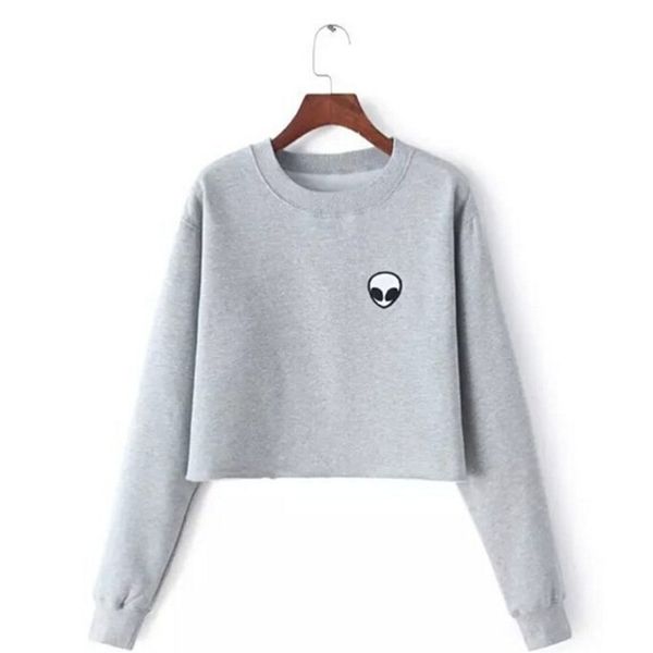 

women clothes designer hoodies printing hoodies sweatshirts harajuku crew neck women sweats loose short fleece jumper sweats warm, Black