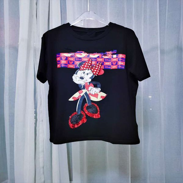

20printed short-sleeved base t-shirt women all-match loose round collar 20printed short-sleeved base t-shirt women all-match loose round col, White