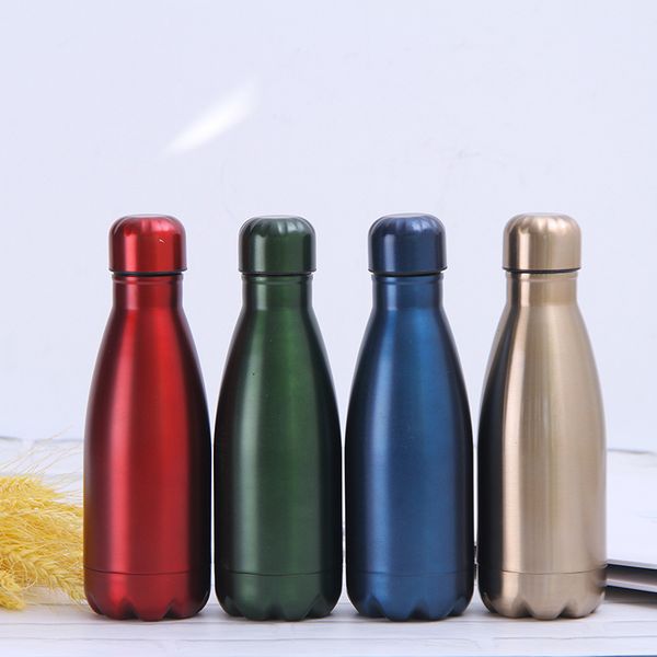 

350 мл бутылка воды кола форма бутылки из нержавеющей стали кружка для путешествий двухстенная вакуумная изоляция спорта на открытом воздухе