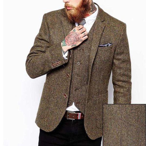 

handsome two buttons groomsmen notch lapel groom tuxedos men suits wedding/prom/dinner man blazer(jacket+pants+tie+vest) a517, Black;gray