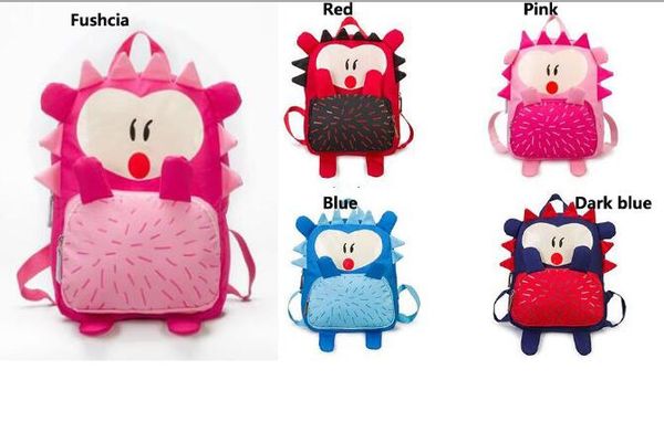 

hedgehog designer backpack cartoon soft fabrics baby bag backpack children school bags for girl school backpack